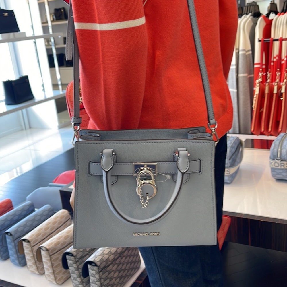 Michael Kors Hamilton Small Satchel Shoulder Crossbody Bag COLOR: Pale Blue
NWT - Picture 16 of 16